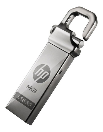 Memoria USB HP x750w 64GB 3.0 plateado