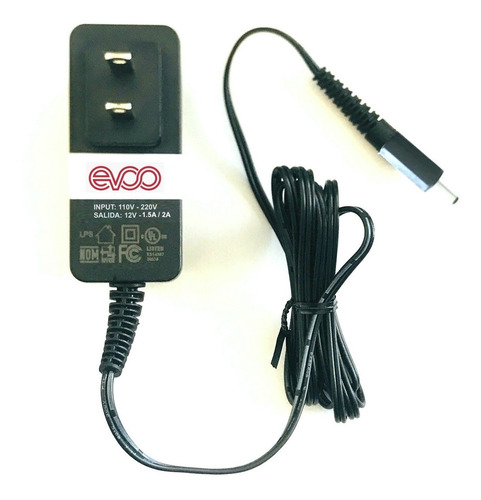 Cargador Laptop Evoo Evc141-6bk Evc141-3bk Evc141-12bk 12v (Reacondicionado)