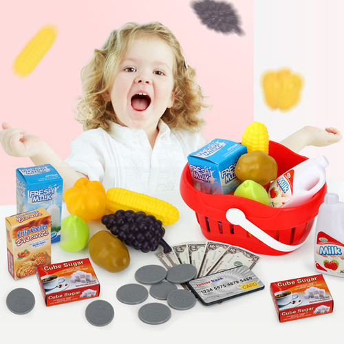 Cajero De Juguetes Para Niños, Tienda De Abarrotes Con Caja,