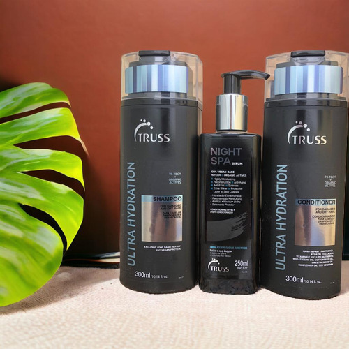 Ultra Hydration Shampoo Condicio 300ml Night Spa 250ml Truss