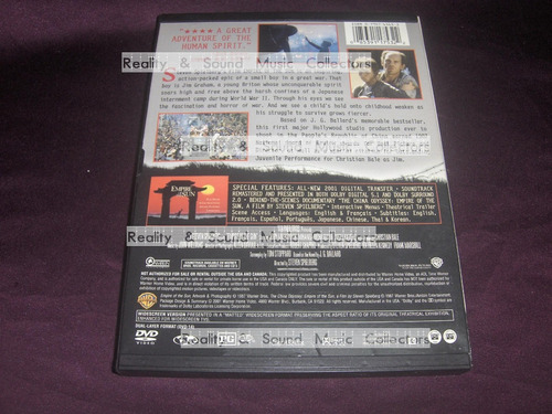 Empire Of The Sun Pelicula Dvd John Malkovich Region 1 (Usado)