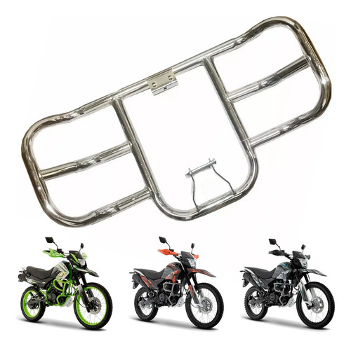 Parachoques Cromada Moto Ft180 Ft150 Ft125