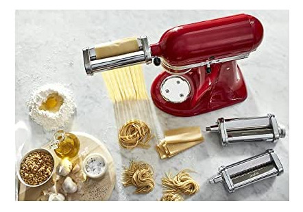 Kitchenaid Juego De Rodillos Y Cortadores Para Pasta De 3 Pi