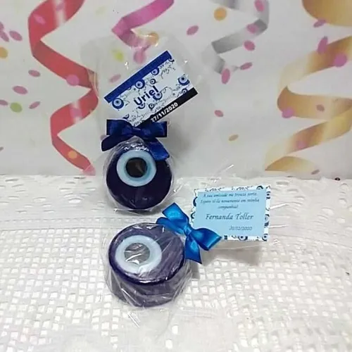 40 Lembrancinha Brinde Natal Sabonete Mini Olho Grego 40 Lembrancinha Brinde Natal Sabonete Mini Olho Grego