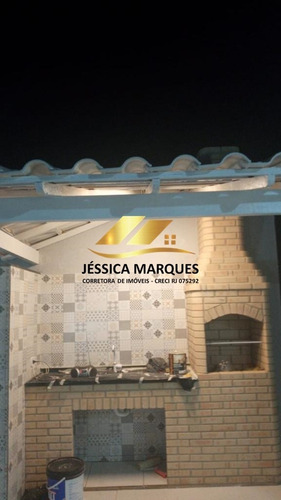 Imagem 2 de 14 de 108/jmp - Casa De 2 Quartos E Área Gourmet Em Unamar - Cf