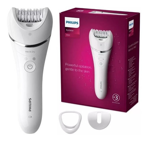 Depiladora Philips Serie 8000 Bre700/00 Epilator Cerámica