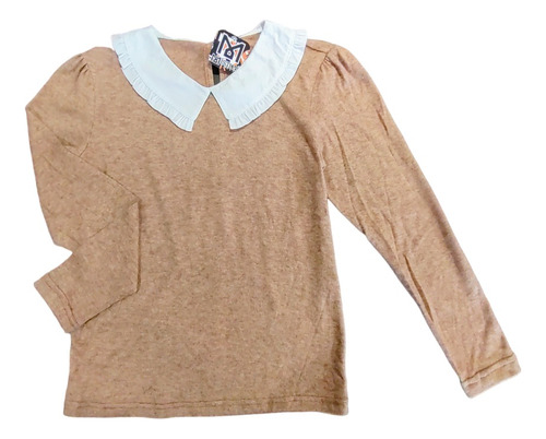 Sweater Mujer Cuello Camisa Lanilla Suave Calidad Premium