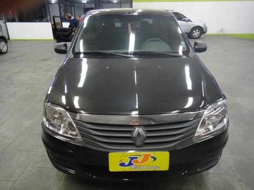 Renault Logan Expression 1.0 16v Hi-flex Completo 2011 Preto
