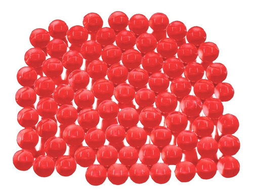 100 Gramos De Hidrogel En Perlas Rojo Aluzza