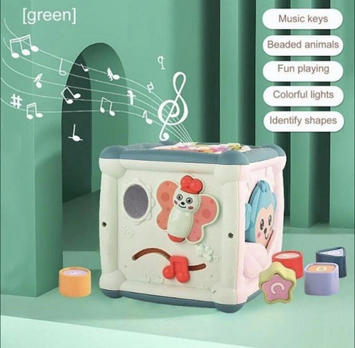 Wan Cubo Didáctico De Actividades Montessori 6 En 1 For