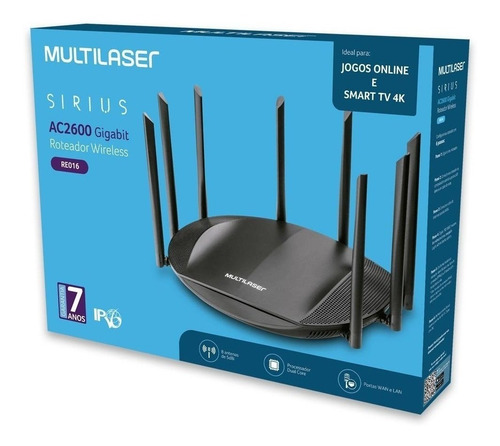 Roteador Wireless Ac1200 Gigabit Re015 Multilaser