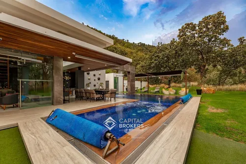 Casa De Una Planta Amueblada Con Alberca En El Palomar Lujo Sur