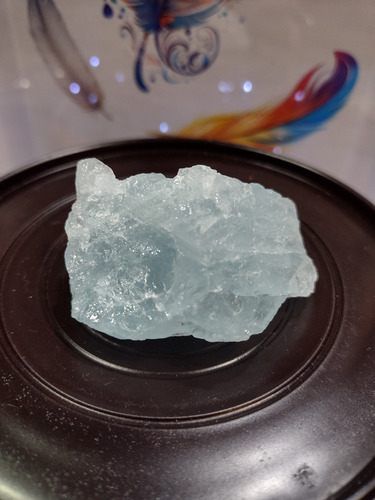 Piedra Natural Aguamarina( Calidad Superior 80 Grs, 6 Cm)