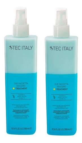 Tec Italy Tratamiento Due Faccetta Massimo 300ml 2 Piezas