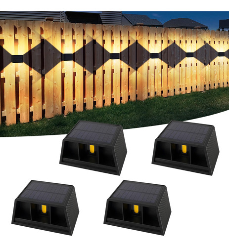 Luces Solares Para Valla, Pared Y Exteriores Ajustables