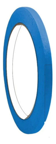 Fita De Papel Crepe Azul - 2mm X 45m Crepe