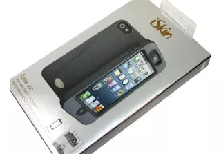 New Iskin Fuze 360 Case For iPhone 5 Black W/ Titan Scre Eep