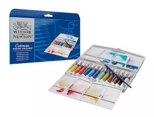 Set De Acuarelas Cotman Winsor & Newton X12 Pomos 8 Ml