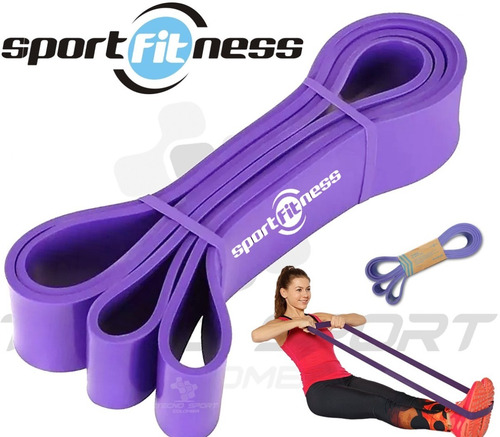 Imagen 7 de 10 de Kit 3 Pzs Banda Poder Elástica Sportfitness Tonificacion Gym