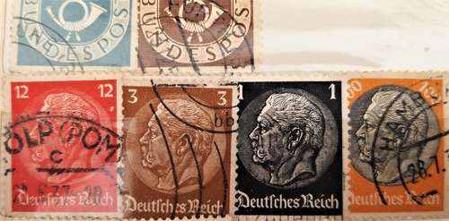 Imagem 5 de 6 de 18 Selos Antigos Raros Alemanha Deutschland Diversos Anos