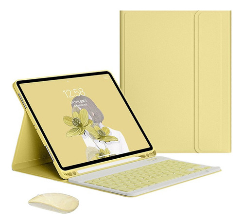 Funda Con Teclado Ratón Para iPad 8th 7th 10.2 2020 2019 Ñ