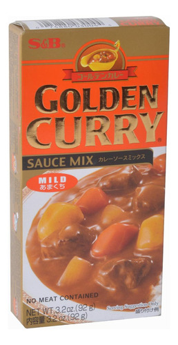 S&b Golden Curry Mezcla De Salsa Suave 3.2 Oz