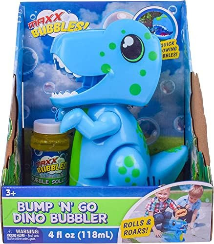 Máquina De Burbujas Dino Maxx Bubbles: Diversión Y Acción