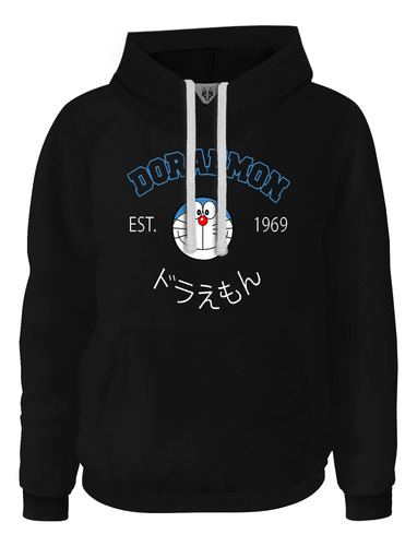 Hoodie Buzo Buso Saco Anime Doraemon Letras