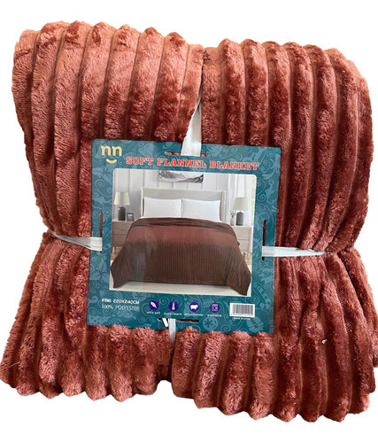 Cobija Surco King Size Verzonni 220cmx240cm Café Surco