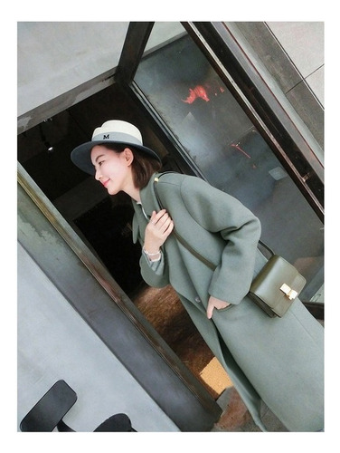 Gabardina Térmica De Invierno Para Mujer Abrigo Largo A