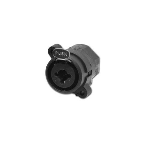 Conector Xlr Canon/jack 1/4 6.3mm Hembra Empotrable Plastico