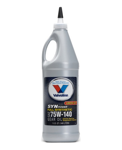 Aceite Transmision Caja Valvoline Synpower 75w140 Sintetico