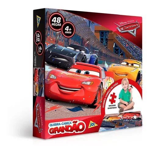 Brinquedo Quebra-Cabeça 3d Carros Disney - RED em Promoção na