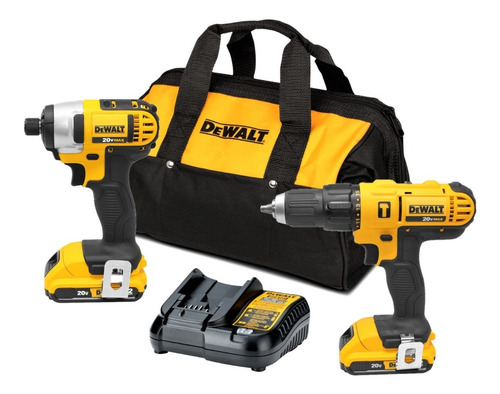 Combo Rotomartillo Y Llave De Impacto Dewalt Dck222d2 T242