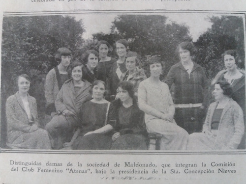 Revista Mundo Uruguayo 346 Maldonado Club Femenino Atenas (Usado)