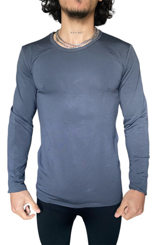 Camiseta Remera Termica Frizada Hombre Mangas Largas