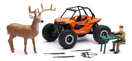 New Ray Toys Camaris Rzr Con Set De Ciervos Figuras, Niños,