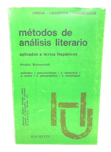 Métodos De Análisis Literario