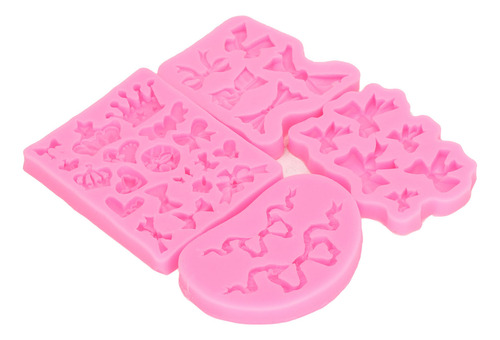 Moldes Para Chocolate, 4 Unidades, Con Forma De Corona, De S
