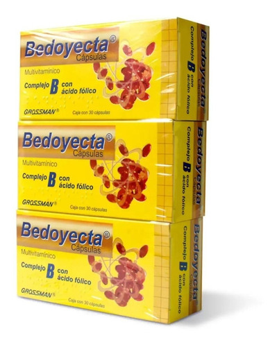 Multivitamínico Bedoyecta 3 Pack De 30 Caps C/u