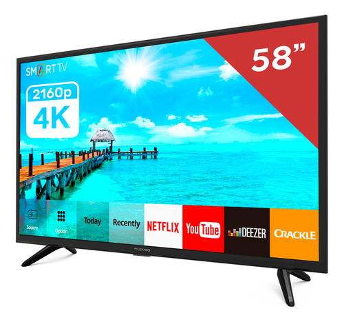 Pantalla Led Daewoo 58  4k Smart Tv Daw58us