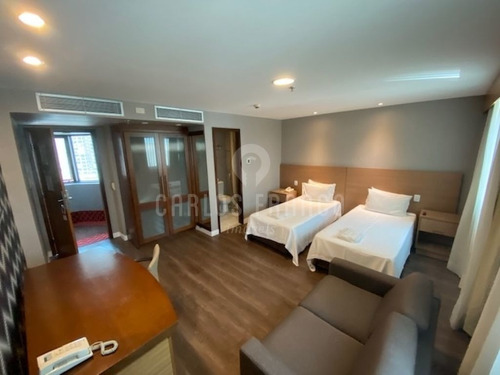 Imagem 4 de 13 de Flat Em Moema - Oportunidade Para Investidores - Cf65889
