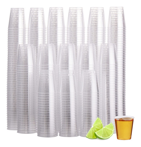 Matana 500 Vasos De Chupito De Plastico Transparente De 1 Oz