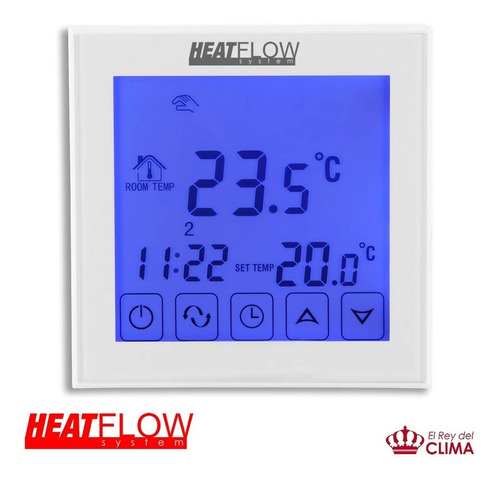 Imagen 2 de 5 de Termostato Digital Programable Táctil P/ Calderas - El Mejor