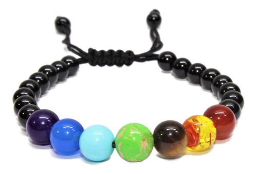 Nueva Pulsera 7 Chakras B159 Protección Meditación Yoga 