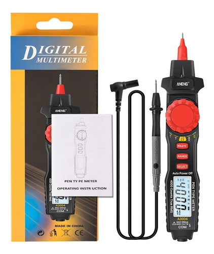 Aneng A3004 Digital Pen Multímetro Auto Range Ncv Ac/dc