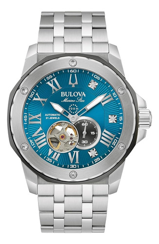 Reloj Bulova Marine Star Marc Anthony 98d184 3 Diamantes