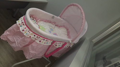 Imagen 3 de 4 de Moises Para Bebe/mini Cunas Rosadas Y Azul