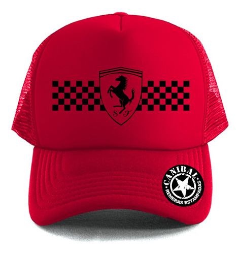 Gorras Trucker Ferrari F1 Nuevo Diseño Remeras Canibal