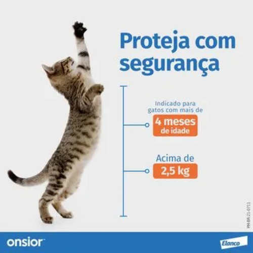 Anti-inflamatório Onsior 6mg Para Gatos Com 6 Comprimidos